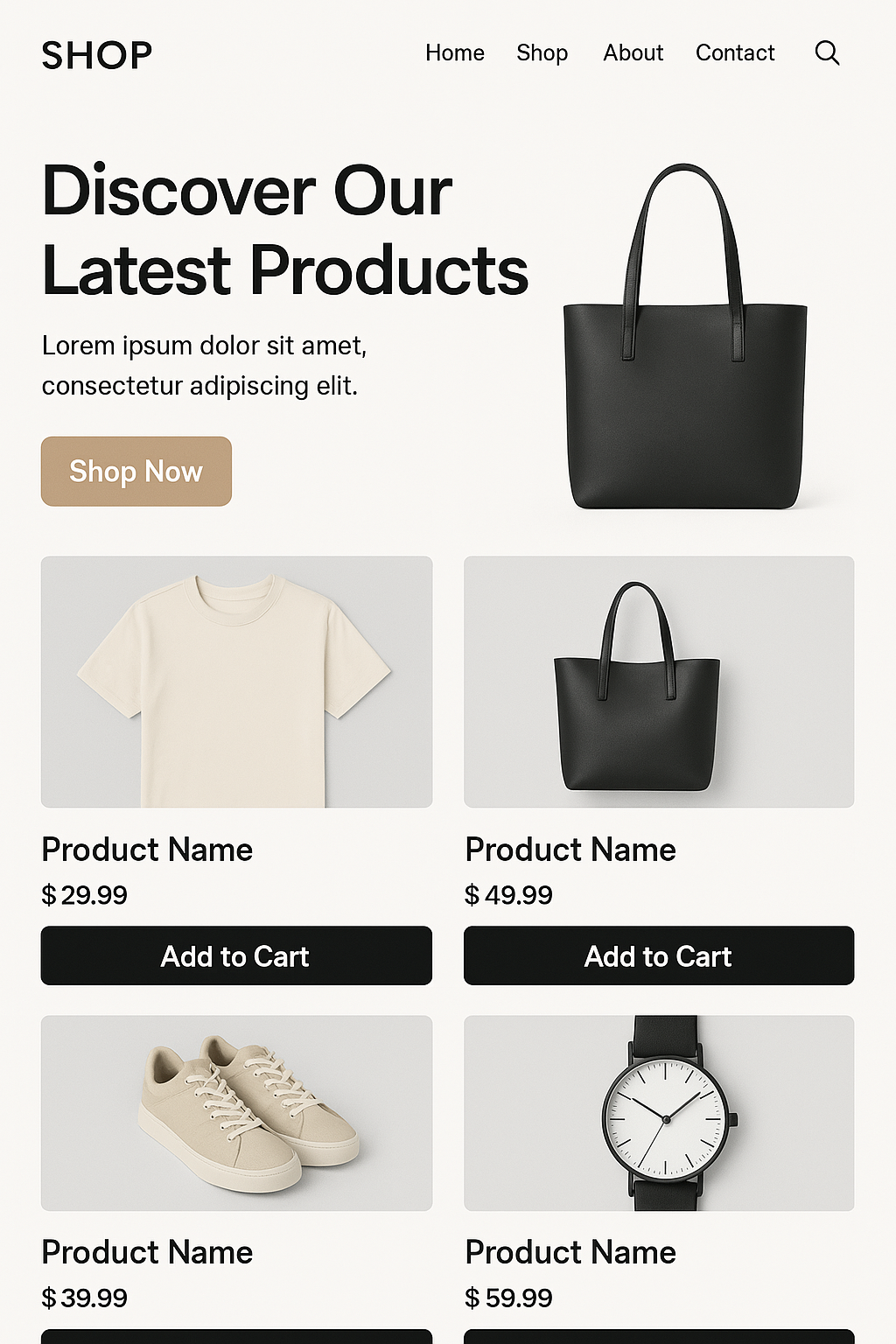 Site E-Commerce complet et évolutif